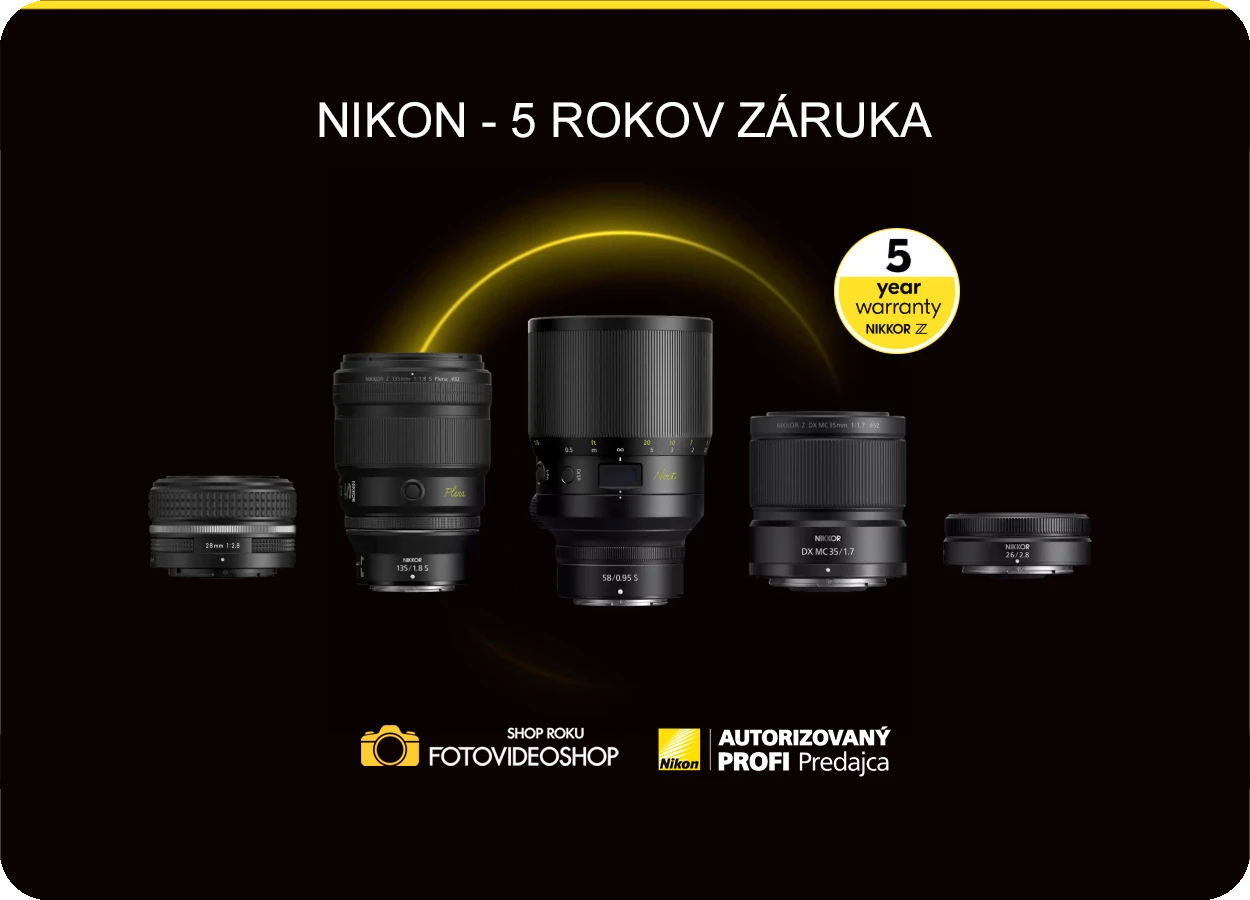 Nikon 5 rokov z�ruka
