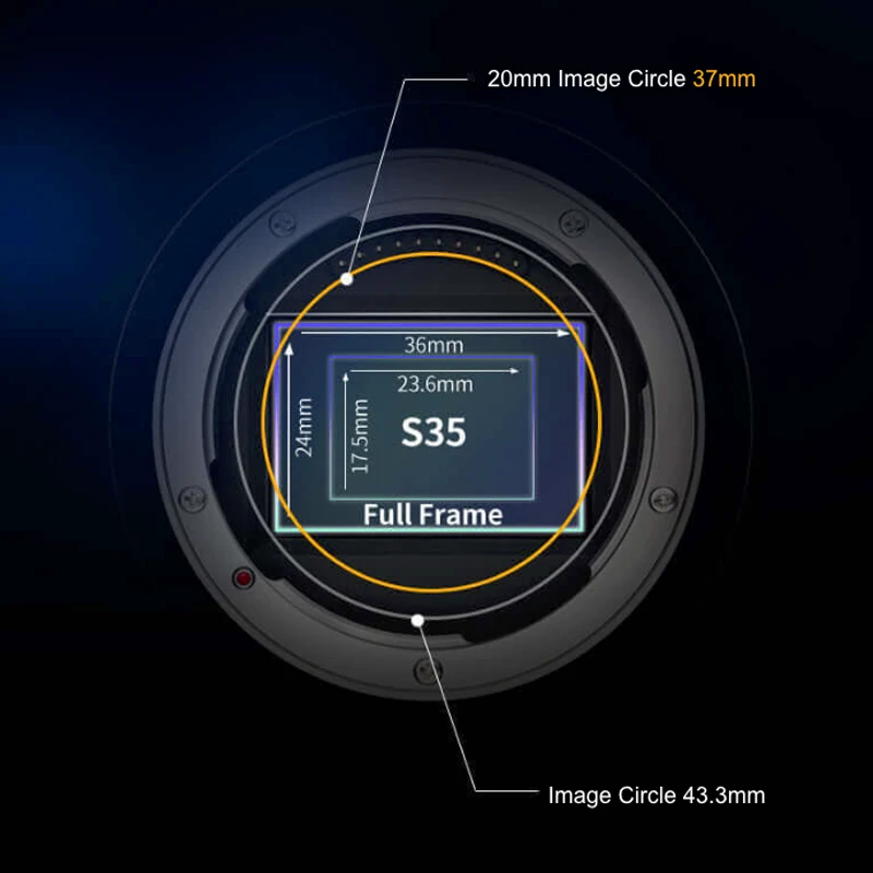 Sirui 20mm T1.8 1.33x S35 AF Anamorphic