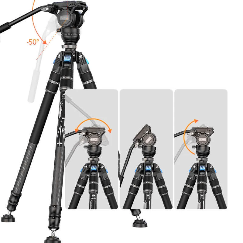 Sirui One Step Video Tripod Kit SVS60 + S3 Carbon