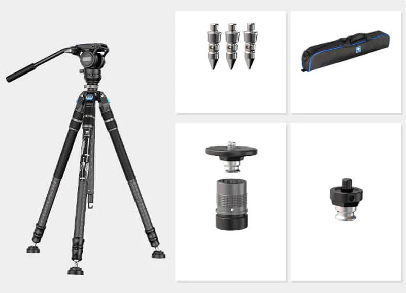 Sirui One Step Video Tripod Kit SVS60 + S3 Carbon
