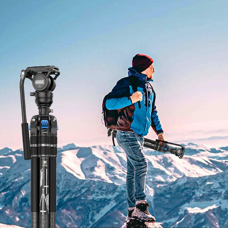 Sirui One Step Video Tripod Kit SVS60 + S3 Carbon