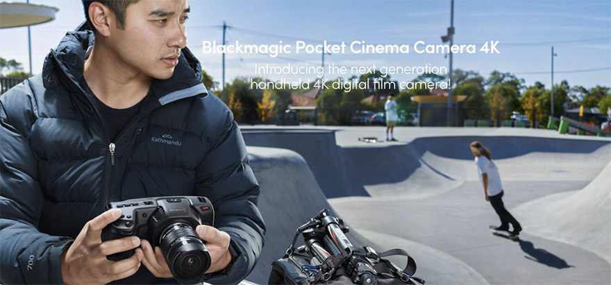 blackmagic pocket cinema camera 4K