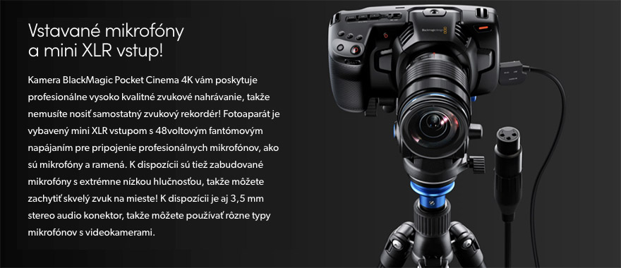 blackmagic pocket cinema camera 4K