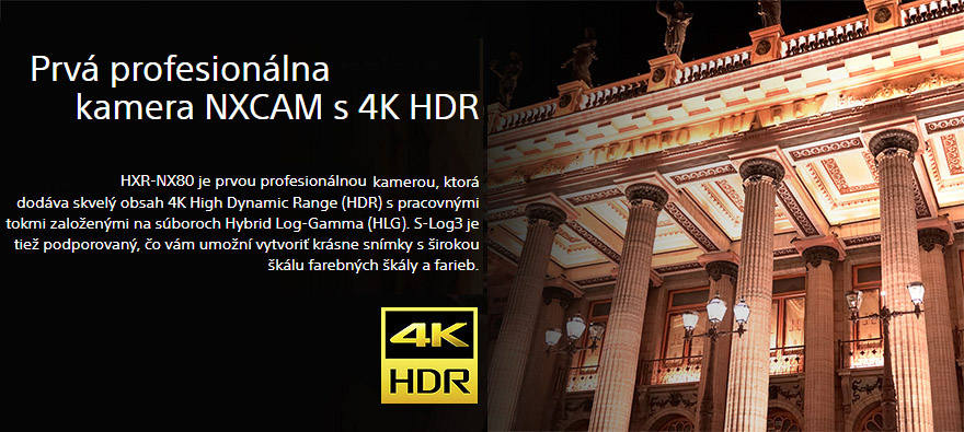 pxw nx80 4k hdr