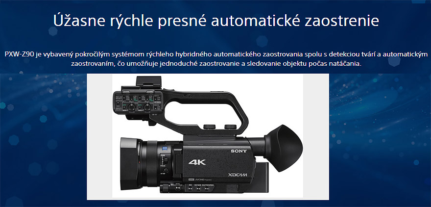 pxw z90 ostrenie