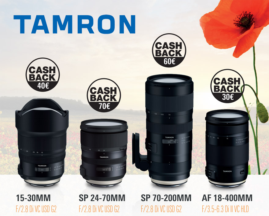 tamron g2 cashback cash back akcia peniaze objektiv