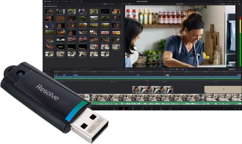 BLACKMAGIC DaVinci Resolve Studio with USB dongle | Software foto