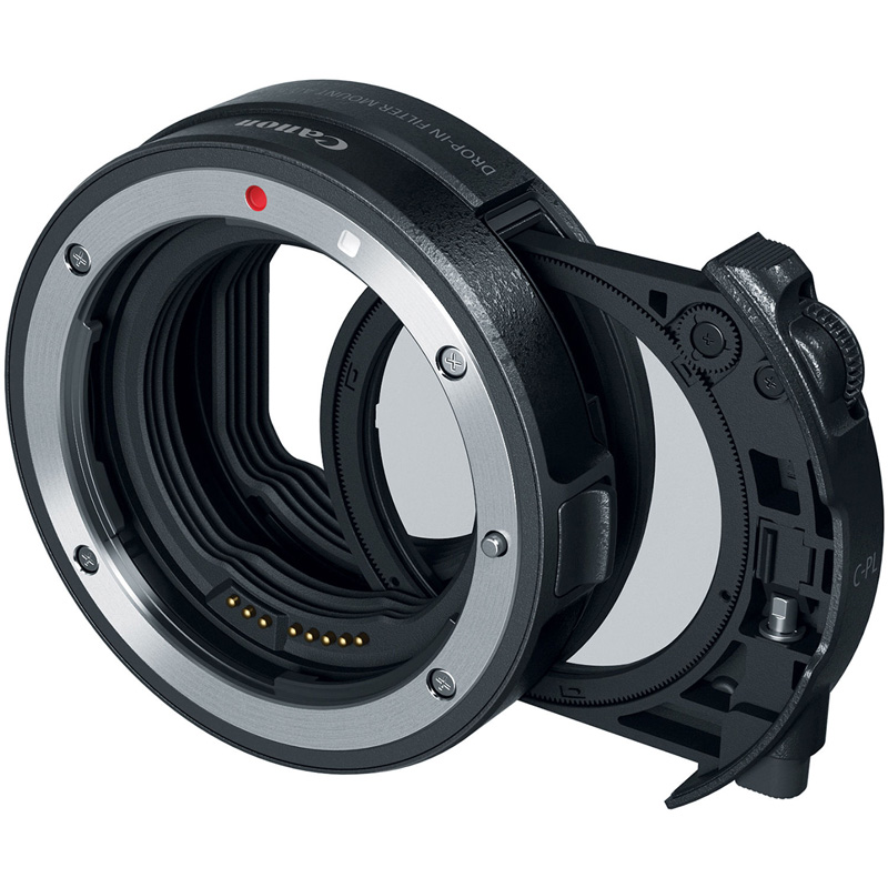 Canon Drop-In Filter Mount Adapter EF-EOS R + Circular Polarizer Filter