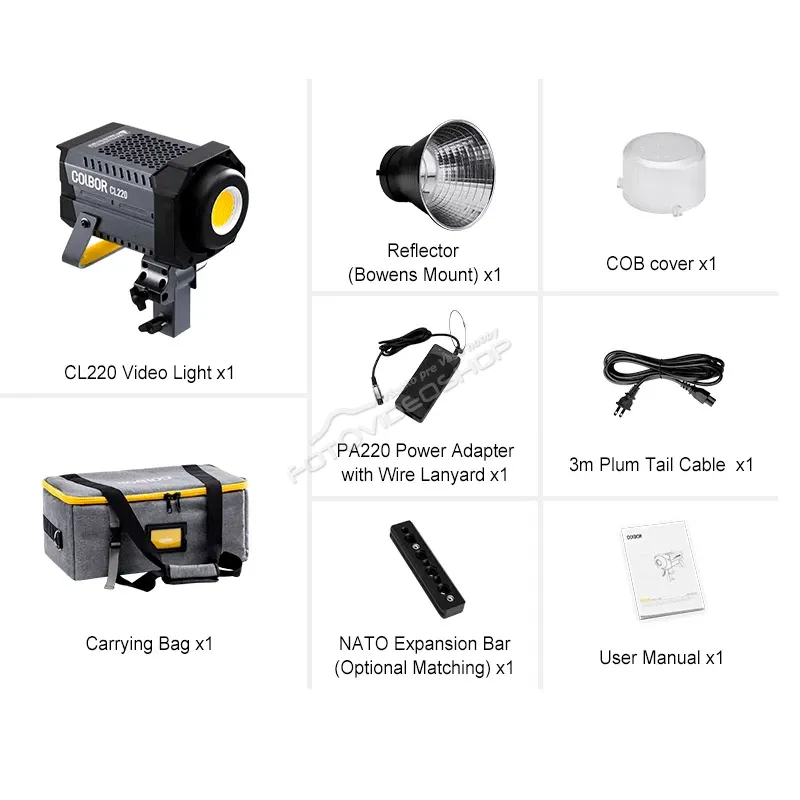 Colbor CL220 Bi-Color LED svetlo 2700K-6500K | Trvalé svetlá
