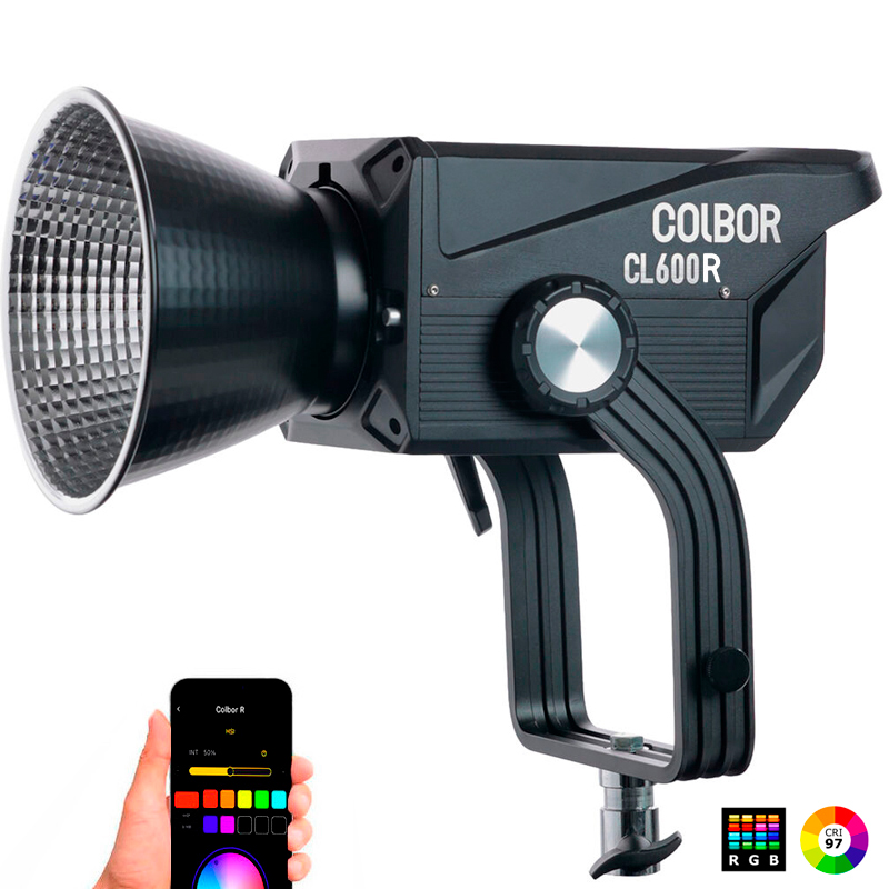 COLBOR CL600R Led svetlo RGB s film. efektami