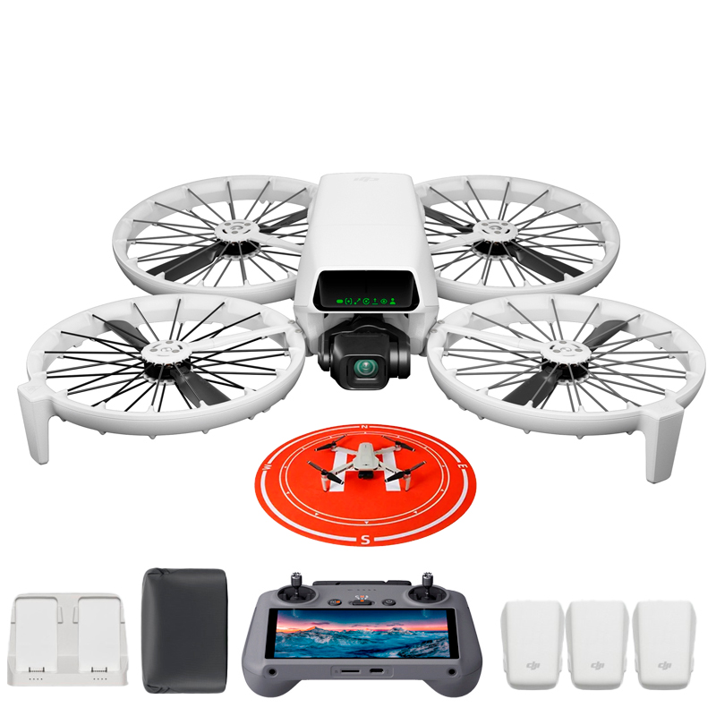 DJI Flip Fly More Combo (DJI RC 2), nabíjací HUB, 3 batérie, brašňa