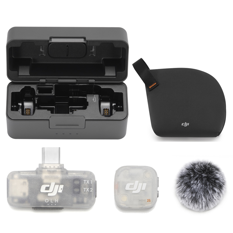 DJI Mic Mini 2S (1 TX + 1 Mobile RX + Charging Case)