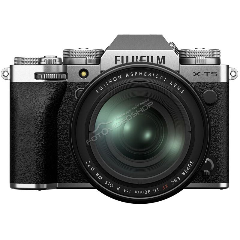 Fujifilm X-T5 + XF16-80mm strieborný