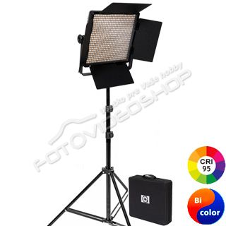 LED light 600 Bi-color 3200 / 5600K CRI<95, V-Mount štúdiové/ prenosné svetlo +statív