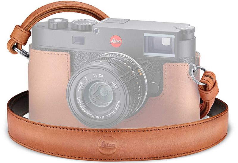 Leica Carrying Strap, leather, cognac