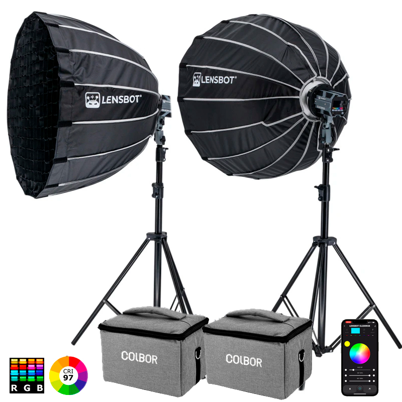 2x LENSBOT GL60RGB LED kit