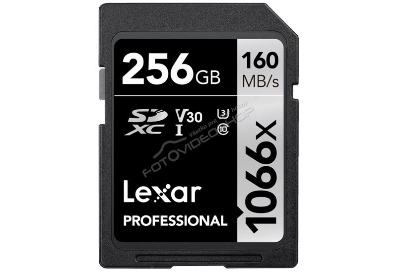 LEXAR Pro 1066x SDXC U3 UHS-I (V30) R160/W120 256 GB