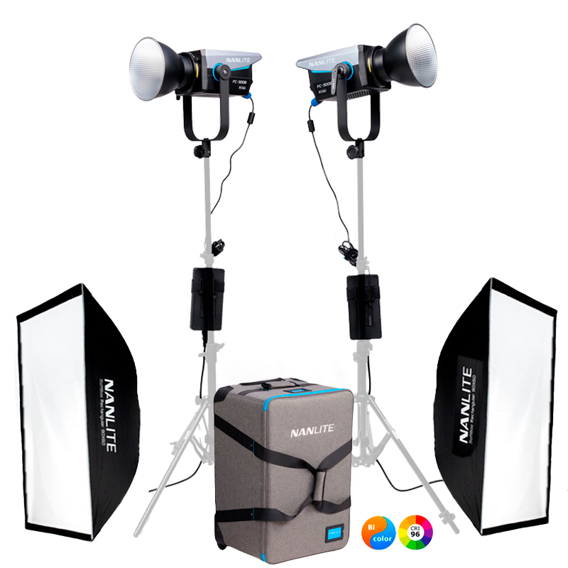 Nanlite FC-500B 2-Light Trolley Case Kit