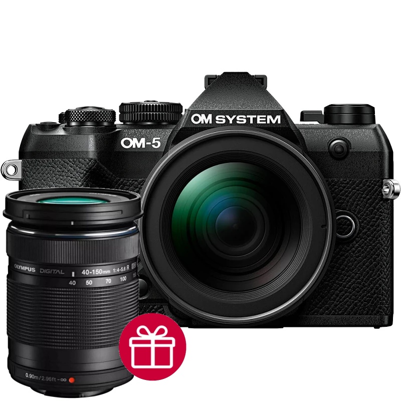 OM System OM-5 Mark II + M.ZD 12-45mm F4 PRO, Čierny kit