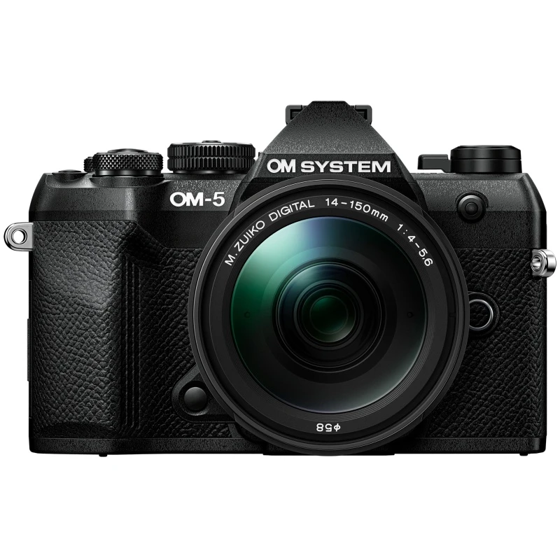 OM System OM-5 Mark II + M.ZD 14-150mm F4-5.6 II, Čierny kit
