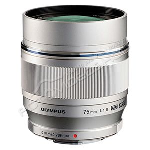 Olympus M. Zuiko Digital ED 75mm f/1.8 MSC Silver