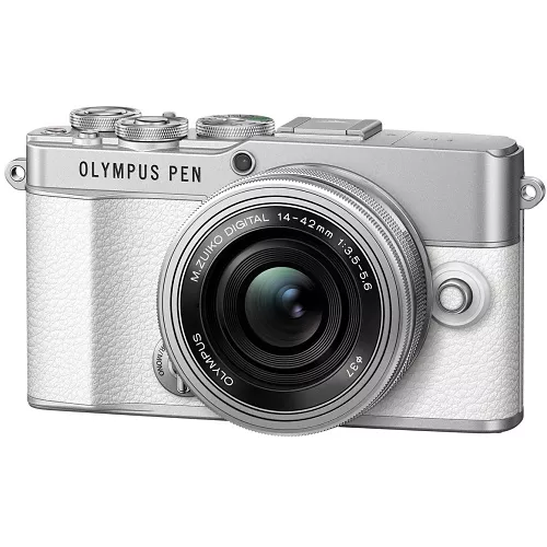 Olympus PEN E-P7 + 14-42mm EZ Pancake KIT biely | OM System