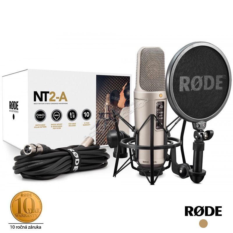 Rode NT2-A Studio Kit štúdiový mikrofón (záruka 10 rokov)