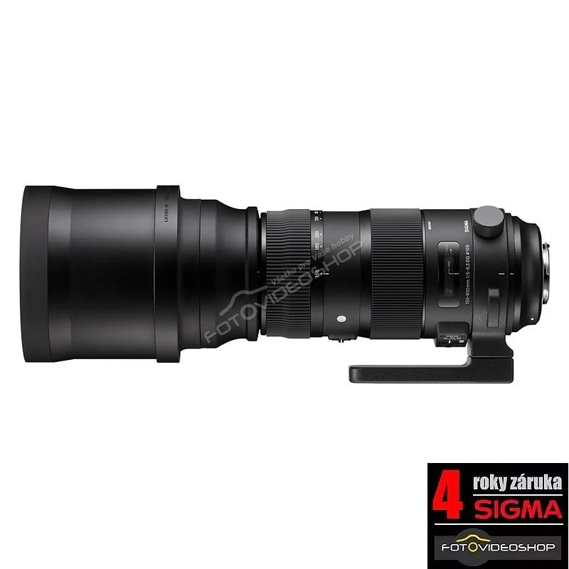 Sigma 150-600mm f/5-6,3 DG OS HSM Sports Canon + 4 ROKY ZÁRUKA !