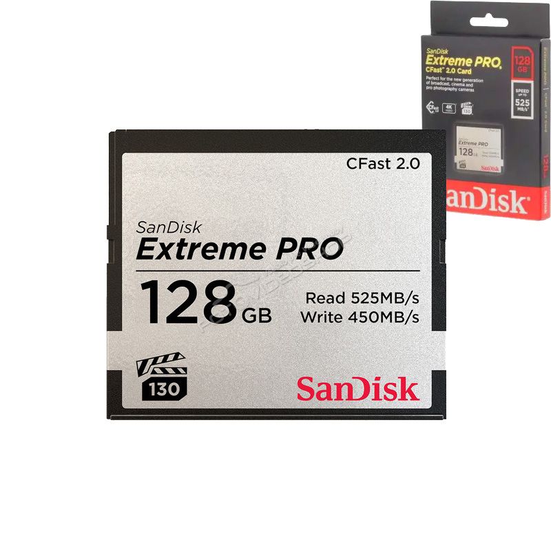 SanDisk Extreme Pro CFAST 2.0 128 GB 525 MB/s VPG130