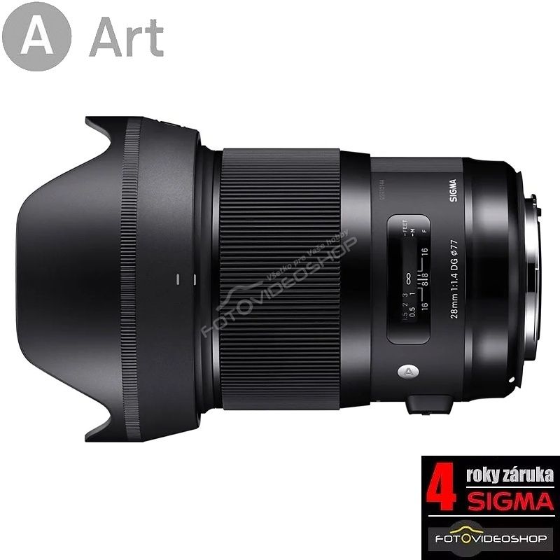 Sigma 28mm f / 1,4 DG HSM ART Sony E + 4 roky záruka!