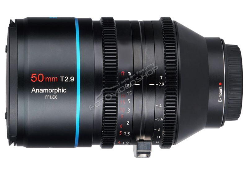 SIRUI 50mm T2.9 Anamorphic Lens 1,6x Full Frame L-Mount