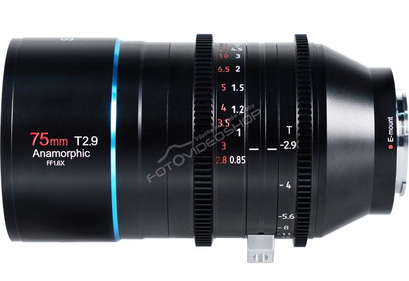 SIRUI 75mm T2.9 Anamorphic Lens 1,6x Full Frame RF-Mount