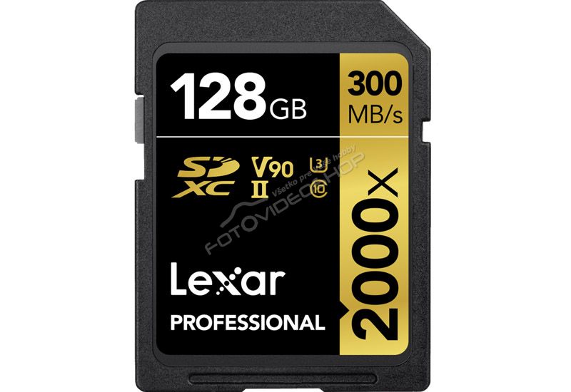 Lexar Profesional 2000X SDHC/SDXC UHS-II 128GB
