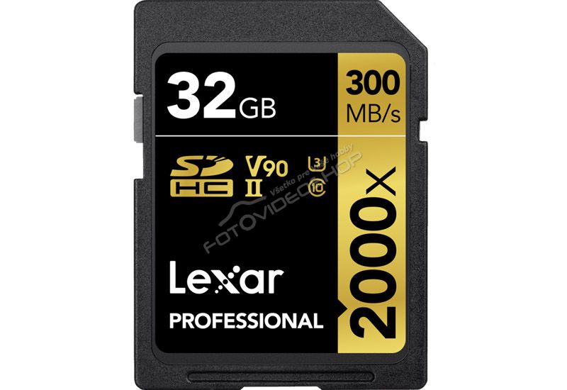 Lexar Profesional 2000X SDHC/SDXC UHS-II 32GB