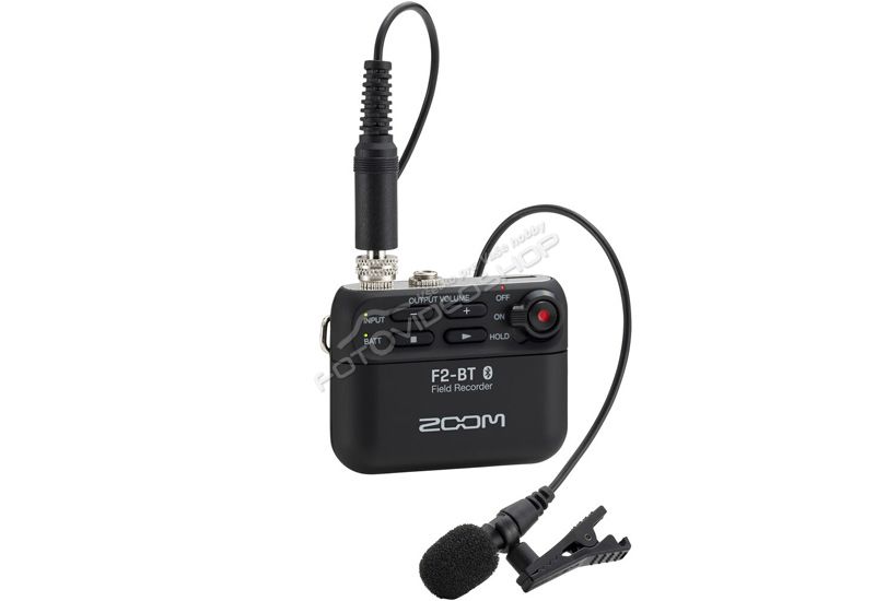 Zoom F2-BT Ultrakompaktný rekordér + klopový mikrofón (Bluetooth)