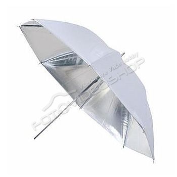 Foto dáždnik strieborný 100 cm