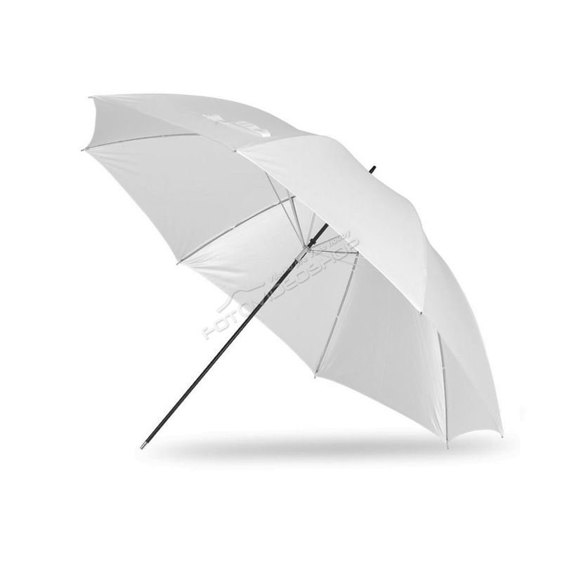Foto dáždnik biely transparentný 90 cm