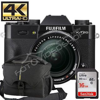 Fujifilm X-T20 +18-55mm čierny