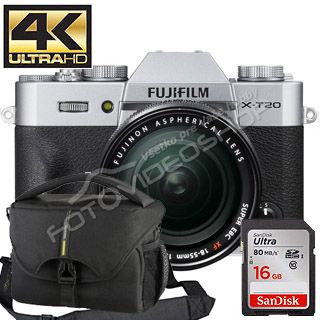 Fujifilm X-T20 +18-55mm silver