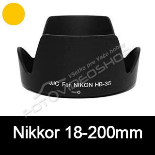 slnečná clona pre Nikon HB-35
