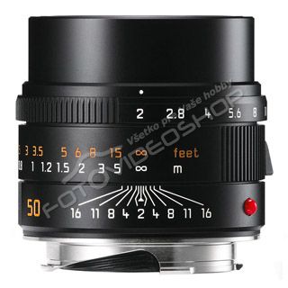 Leica APO-SUMMICRON-M 50mm f/2.0 ASPH, Čierny