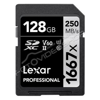 Lexar Profesional 1667X SDHC/SDXC UHS-II 128GB
