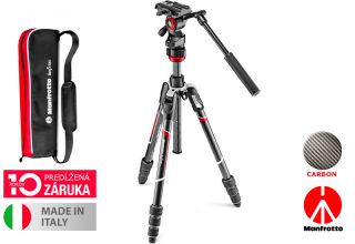 Manfrotto Befree live Carbon fibre tripod twist (MVKBFRTC-LIVE) videostatv do 4 kg