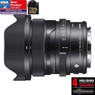 SIGMA 20mm F2 DG DN I Contemporary L-mount