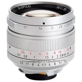 7artisans 50mm f/1.1 Lens Silver pre Leica M