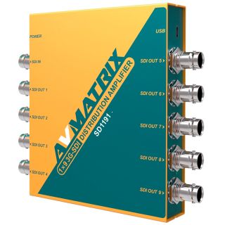 AVMATRIX SD1191 19 SDI Reclocking Distribution Amplifier