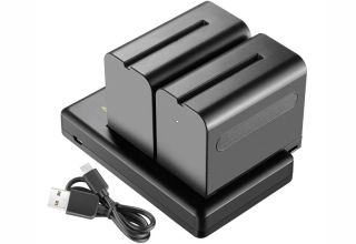 Batéria pre Sony NP-F970 / 2 PACK 6600mAh s USB nabíjačkou