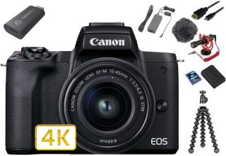 Canon EOS M50 Mark II Premium Live Stream Kit