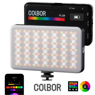 Colbor PL8R II NEW RGB video LED svetlo s film. efektami