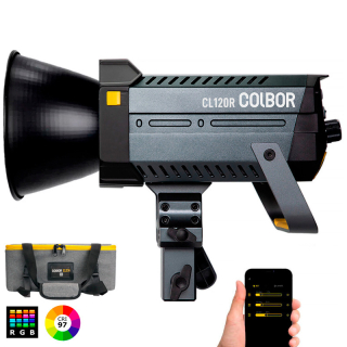 Colbor CL120R RGB LED svetlo s Filmovmi efektami